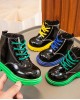 Kids Fashion Colorful PU Boots