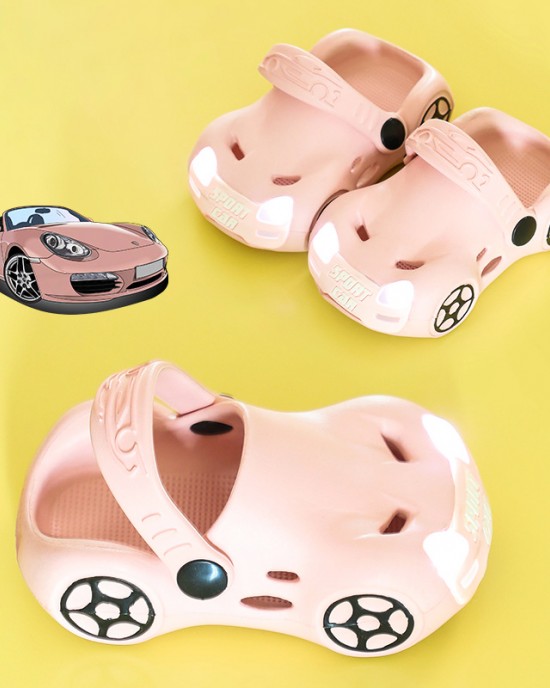 Kids Car-Shaped LED Luminous Slippers