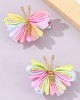 2-piece Girls Sweet Butterfly Styled Hair Clips Set