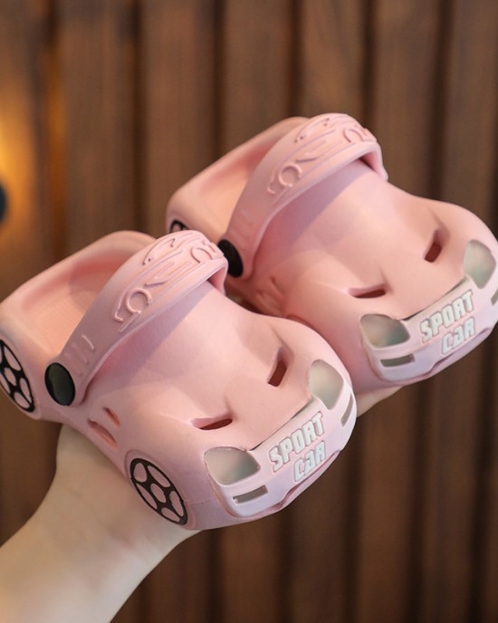 Kids Car-Shaped LED Luminous Slippers