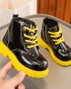 Kids Fashion Colorful PU Boots