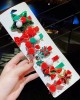 10-piece Girl Christmas Red Hair Clips