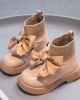 Girls Fashion Bowknot PU Boots - 33355