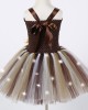 【2Y-9Y】2-piece Girl LED Halloween Cosplay Fawn Glow Dress