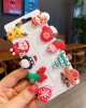 10-piece Cute Christmas Cartoon Hairpin Set