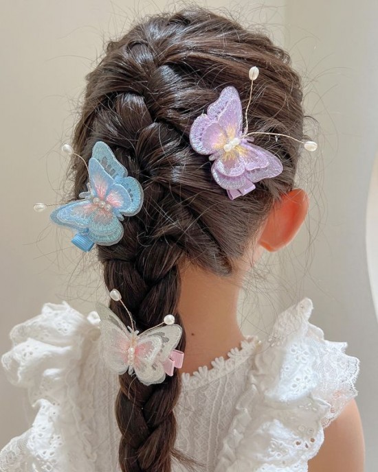 2-pack Girl Butterfly Hair Accessories