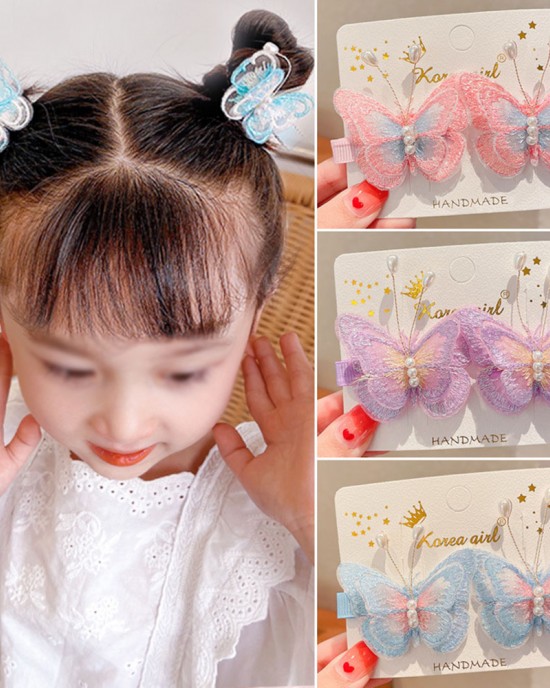 2-pack Girl Butterfly Hair Accessories