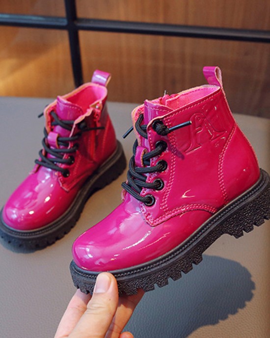 Girls Lace-Up Martens