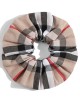 Cotton Khaki Plaid Hair Accessories