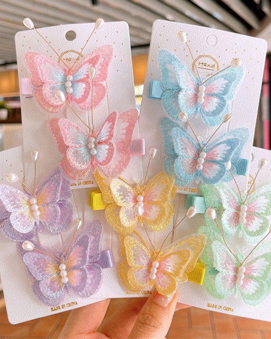 2-pack Girl Butterfly Hair Accessories