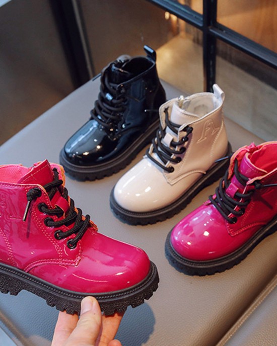 Girls Lace-Up Martens