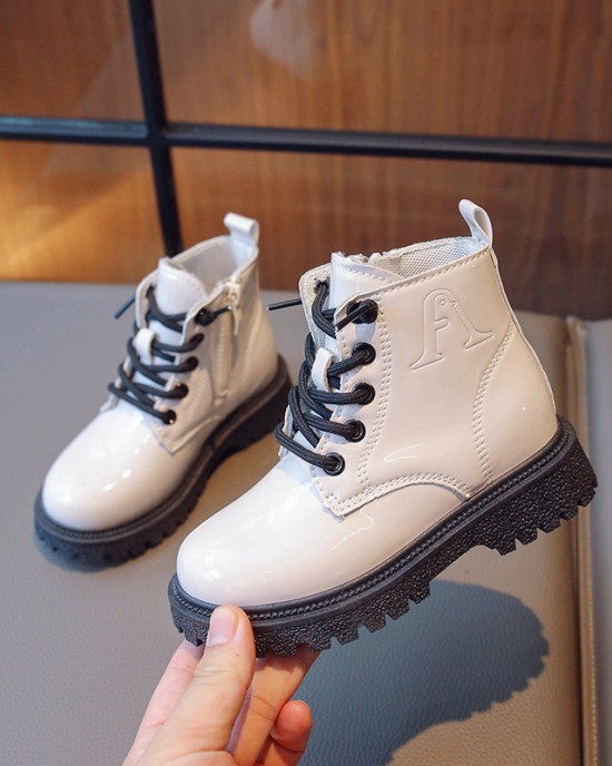 Girls Lace-Up Martens