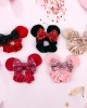 Girls Multicolor Velvet Bow Hair Accessories