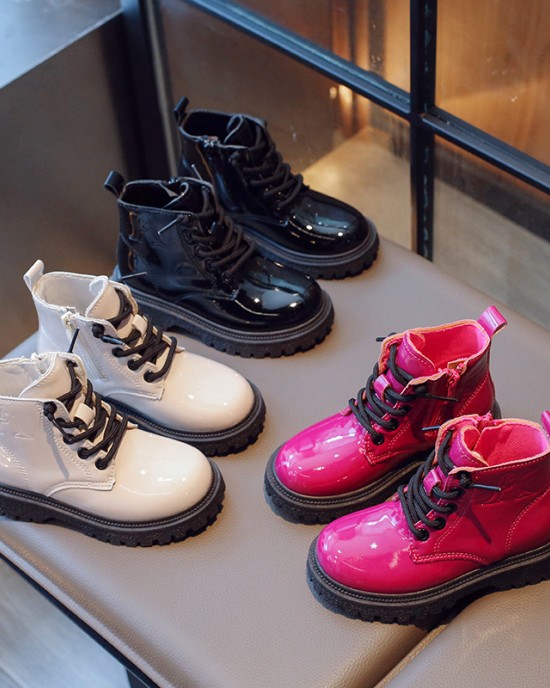 Girls Lace-Up Martens